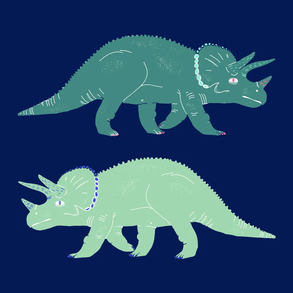 Triceratops Duvet Cover