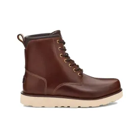 UGG CASON WATERPROOF LINED LEATHER BOOT DARK CHESTNUT - MENS