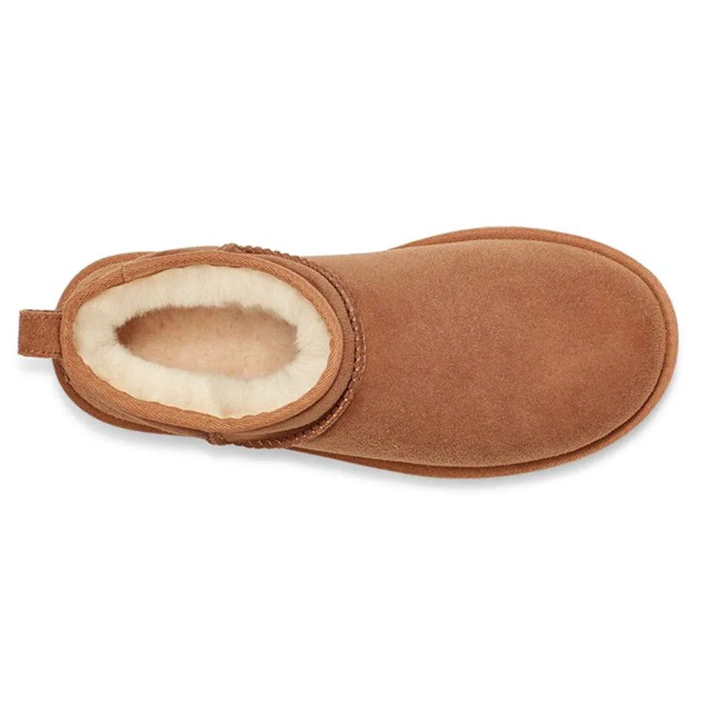 UGG CLASSIC ULTRA MINI CHESTNUT - WOMENS