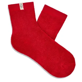 UGG DROPLET RAINBOOT SOCK SAMBA RED