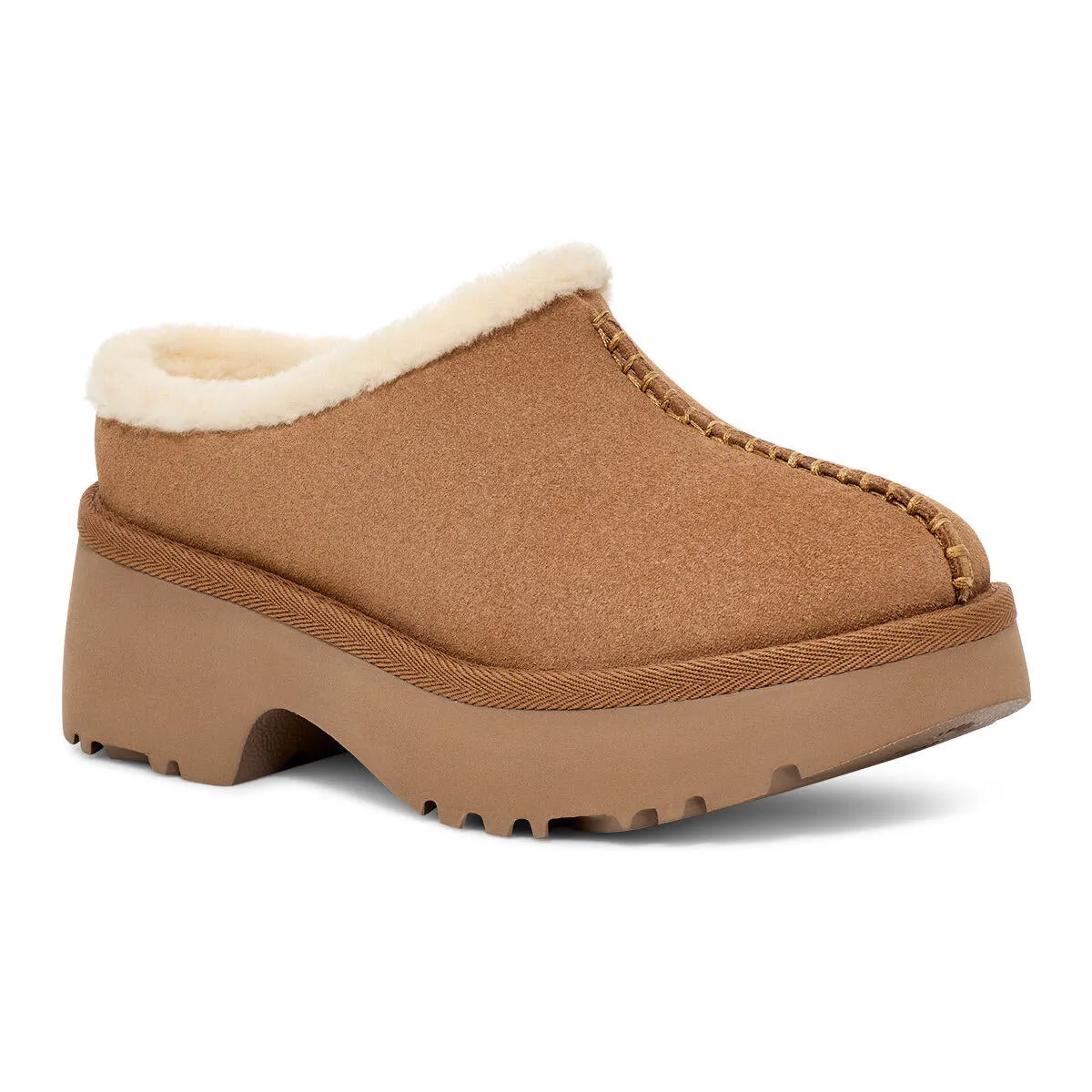 UGG NEW HEIGHTS COZY CLOG CHESTNUT - WOMENS