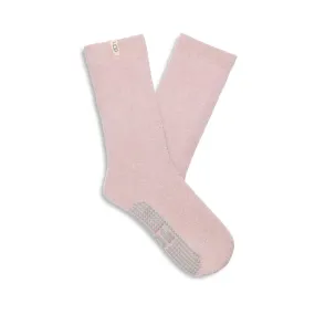 UGG PAITYN GRIPPER CREW SOCKS ROSE - WOMENS