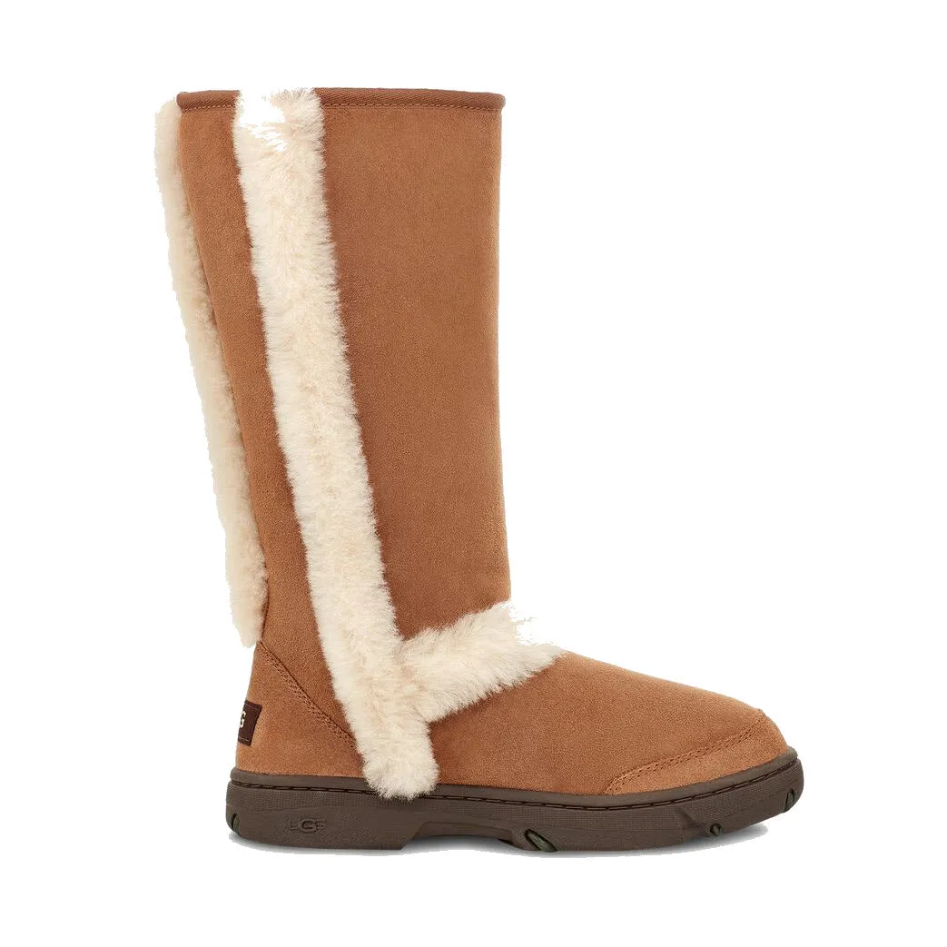 UGG SUNBURST TALL CHESTNUT - WOMENS