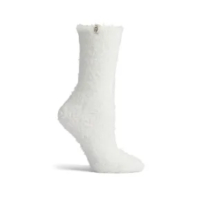 UGG TEDDIE COZY CREW SOCKS CREAM - WOMENS