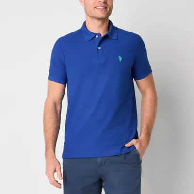 U.S. Polo Assn. Ultimate Pique Stretch Mens Classic Fit Short Sleeve Polo Shirt