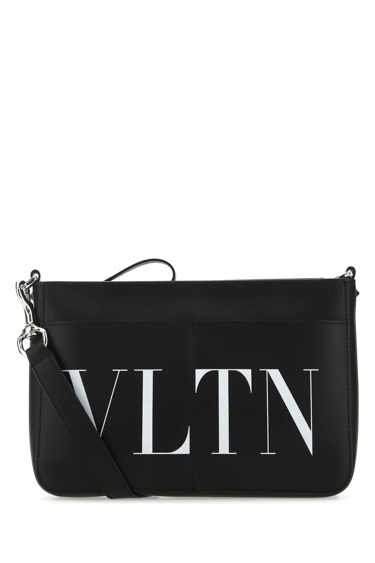 Valentino Garavani Black Leather Crossbody Bag