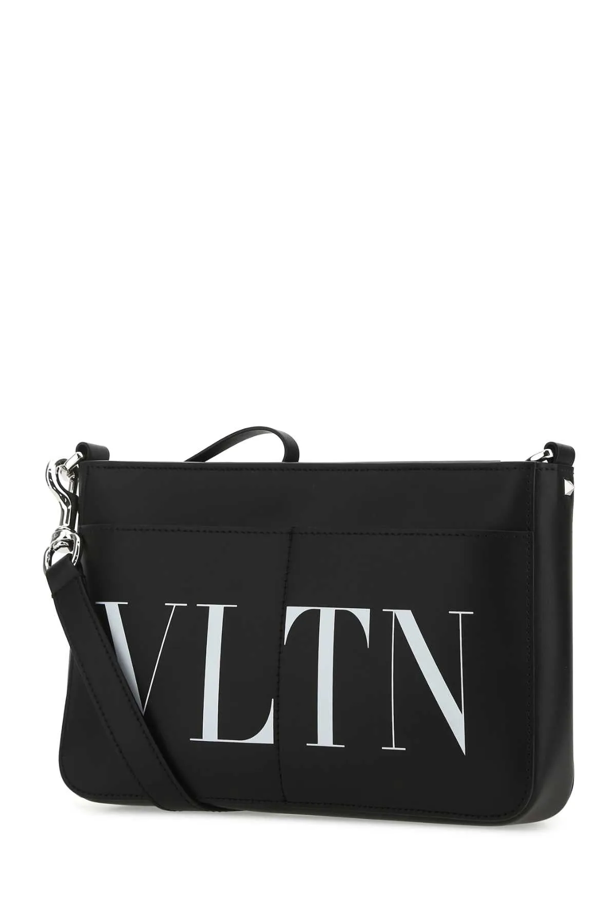 Valentino Garavani Black Leather Crossbody Bag