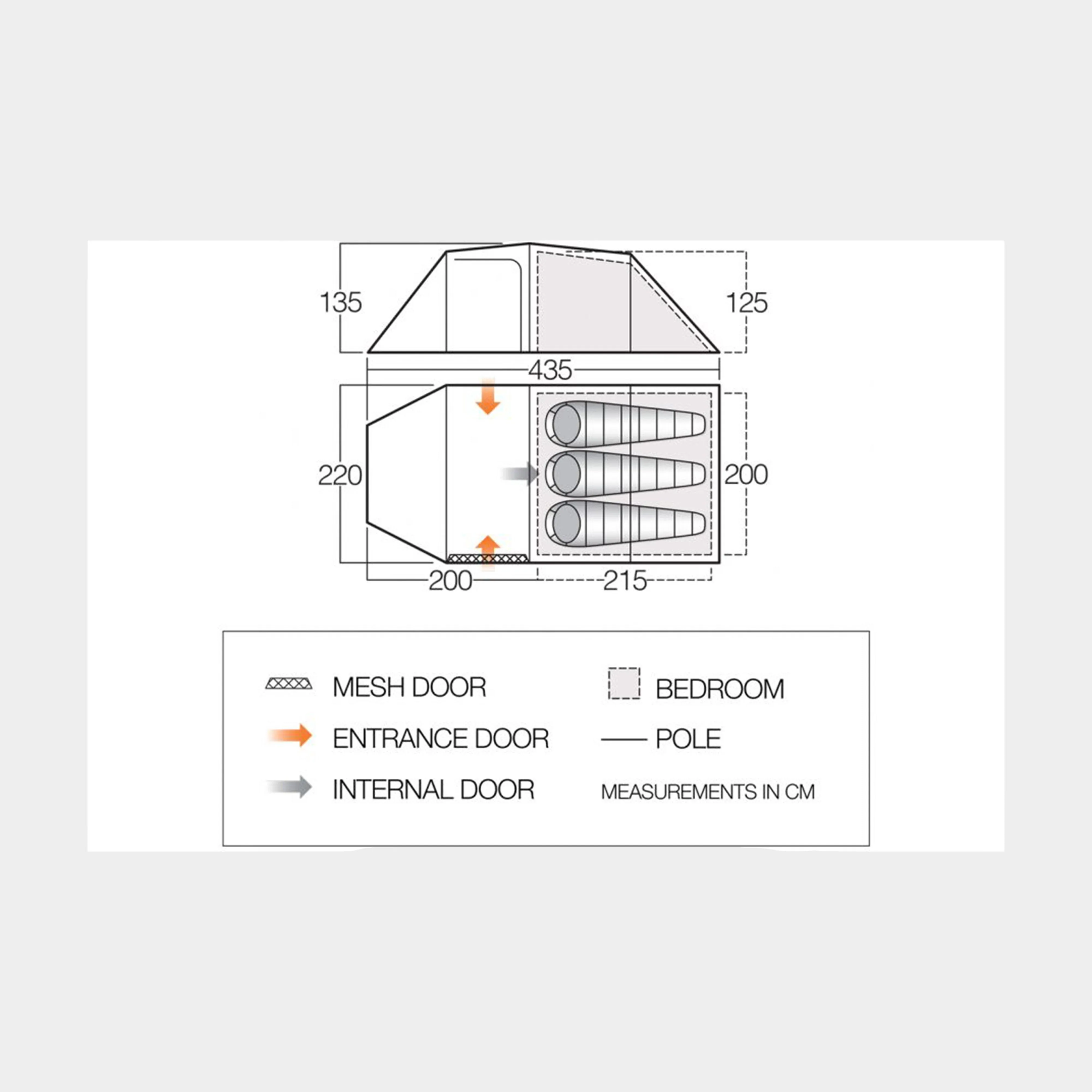 VANGO Omega 350 Tent | Millets