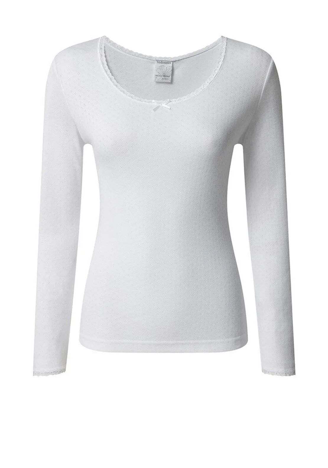 Vedoneire Thermal Long Sleeve Vest, White