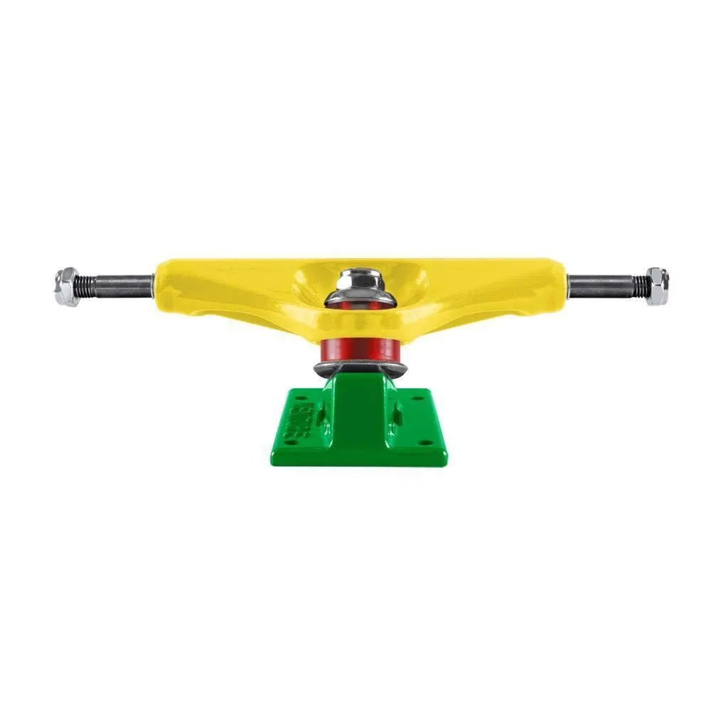 Venture 5.2 Skateboard Trucks 92' Full Bleed Team Hi Yellow/Green 5.2