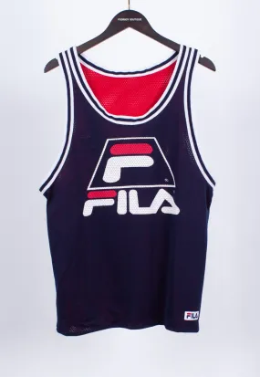 Vintage 90s Fila Sports Jersey Vest | Vintage Boutique Hull