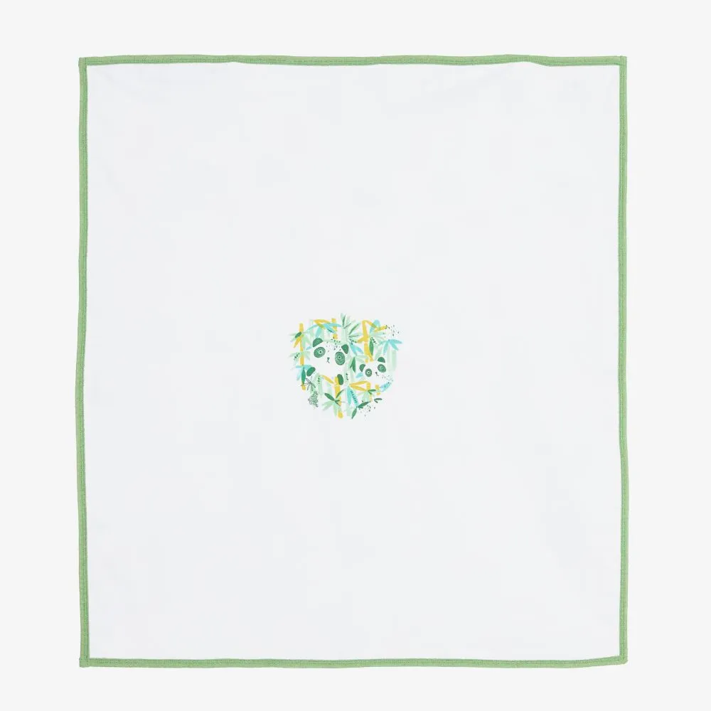 White & Green Blanket (80cm)