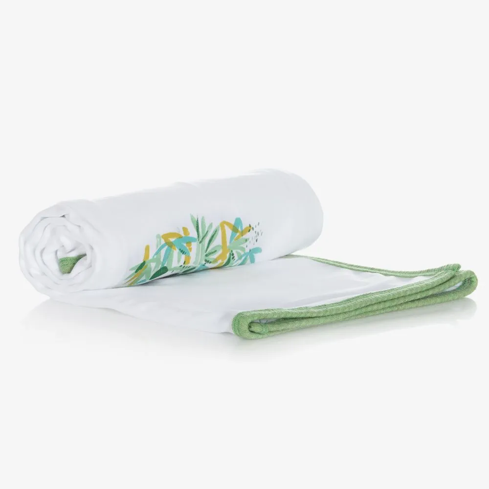 White & Green Blanket (80cm)