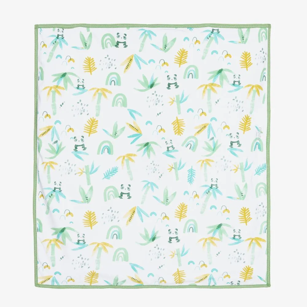 White & Green Blanket (80cm)
