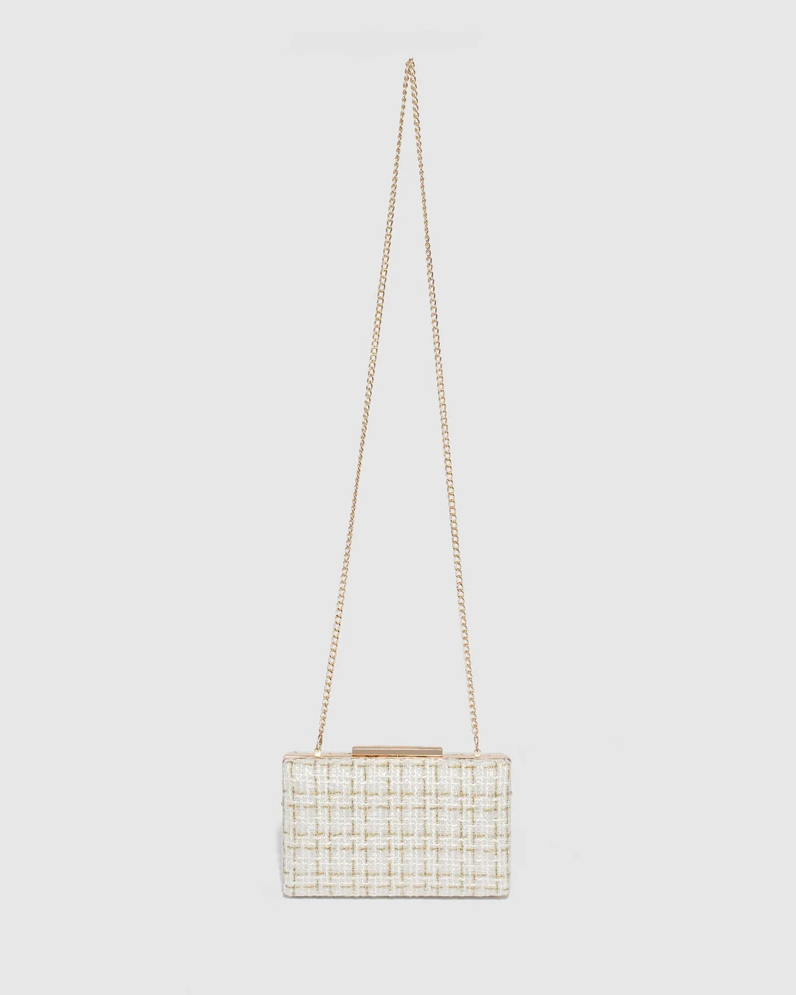 White Jaimi Clutch Bag