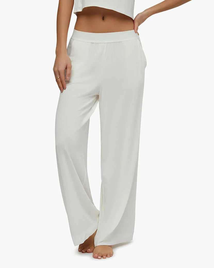 Wide Leg Pant | Ivory