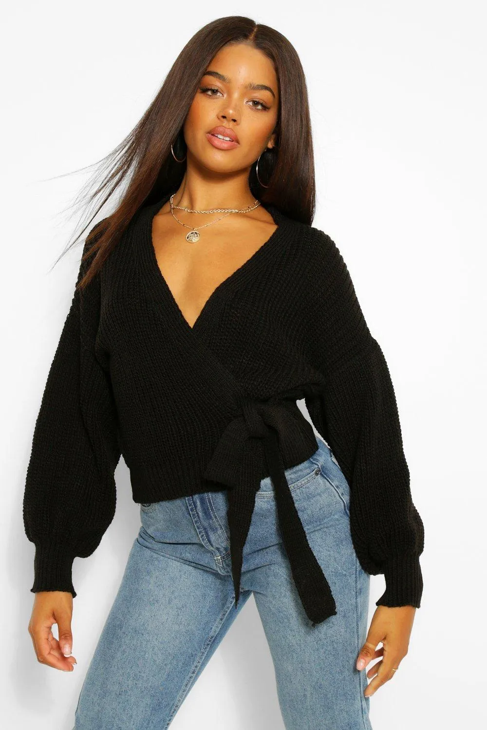 Wrap Tie Waist Cardigan