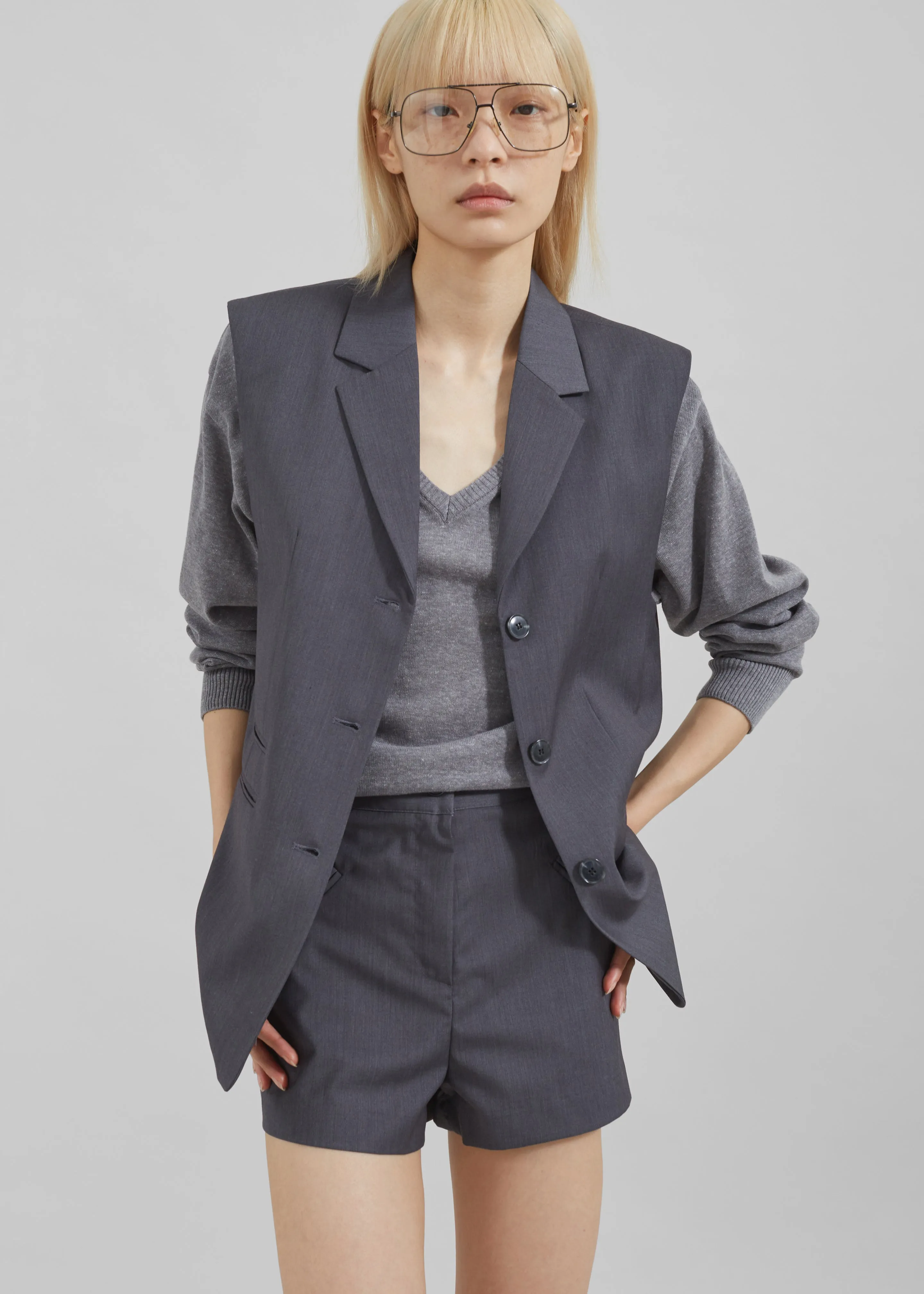 Xandra Vest - Grey