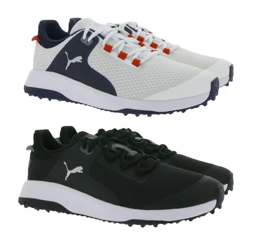 Zapatos de golf PUMA Fusion Grip Zapatos deportivos para hombre con FUSIONFOAM 377527 Blanco o negro